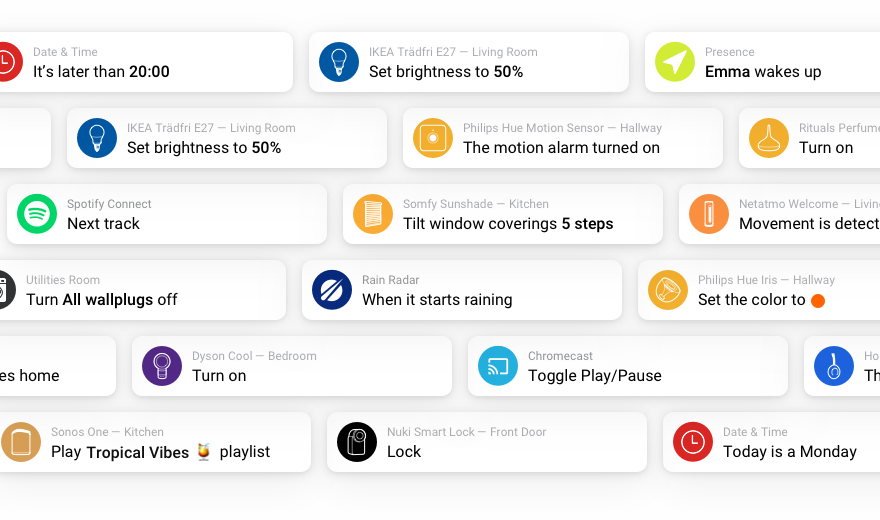 Homey Flow intelligente Hausautomatisierung